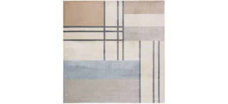 Orianthi Square Area Rug in Ivory/Taupe by Safavieh