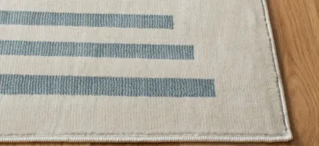 Ornelle Square Area Rug in Ivory/Blue by Safavieh