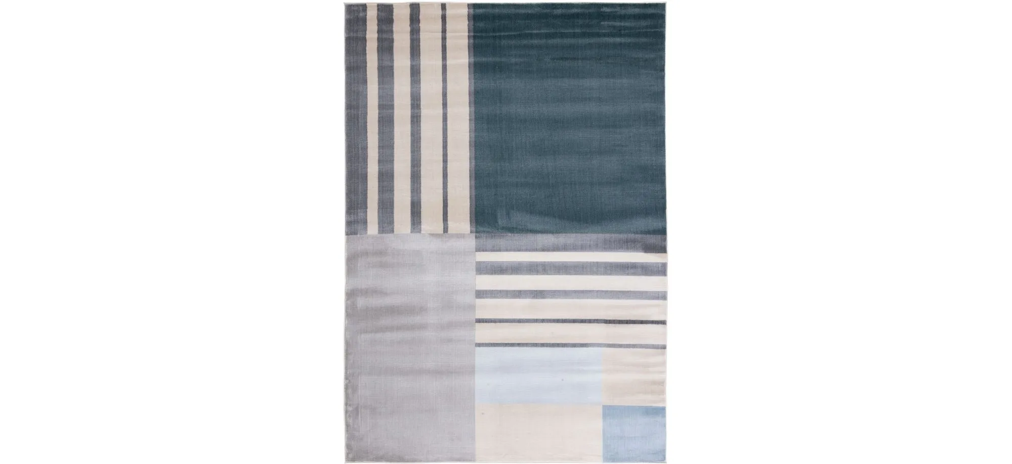 Operan Area Rug in Charcoal/Beige by Safavieh