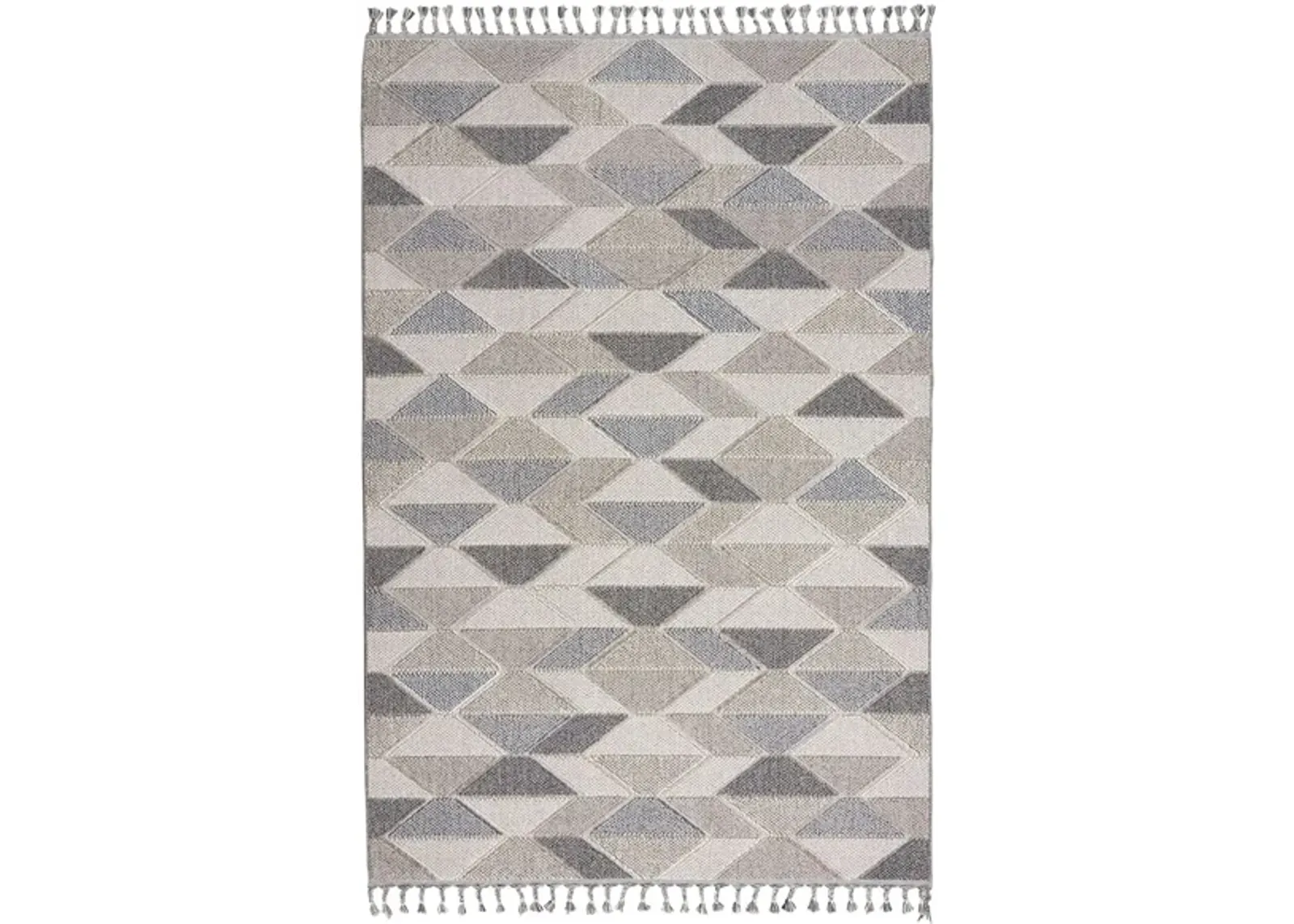 Elwood Area Rug in Grey/Charcoal by Nourison