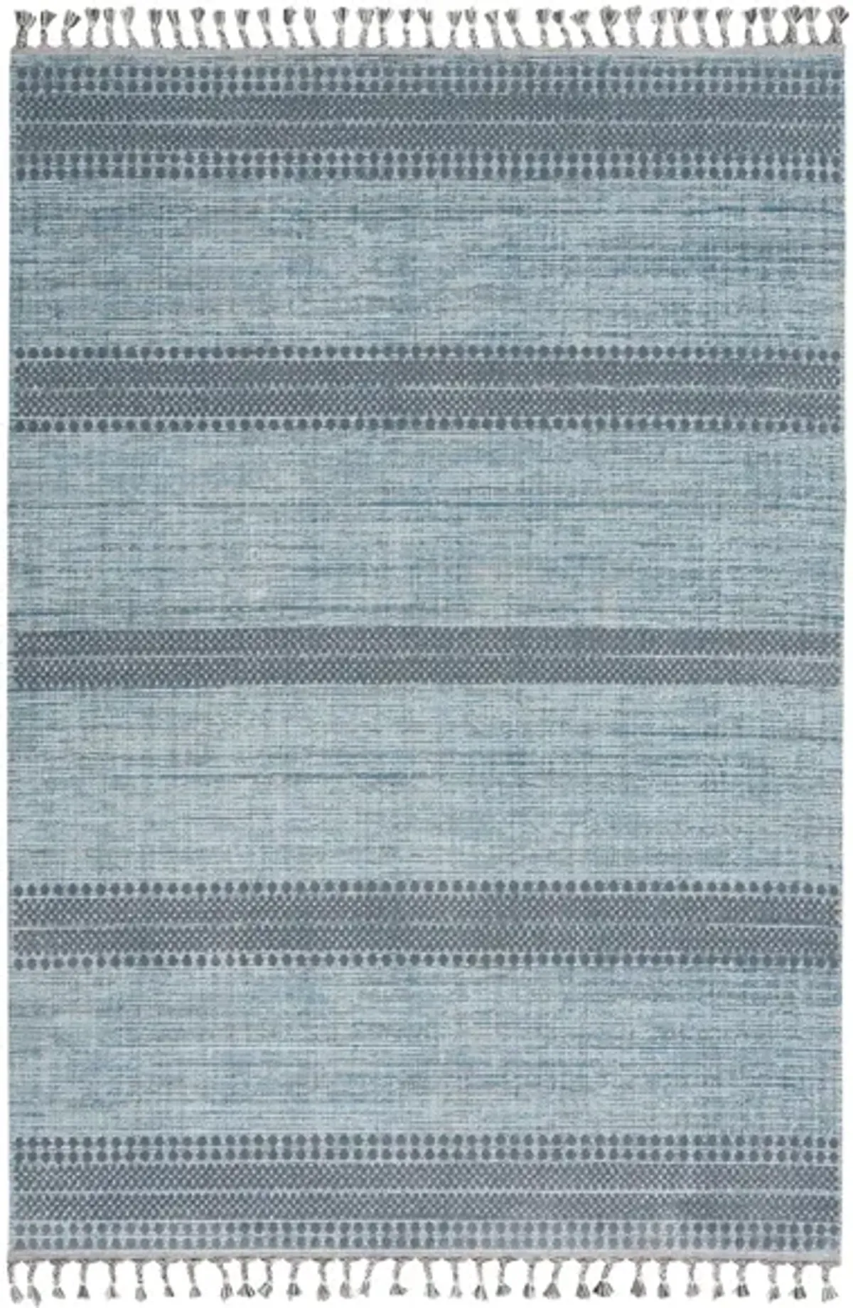 Tangier Area Rug in Light/Blue/Charcoal by Nourison