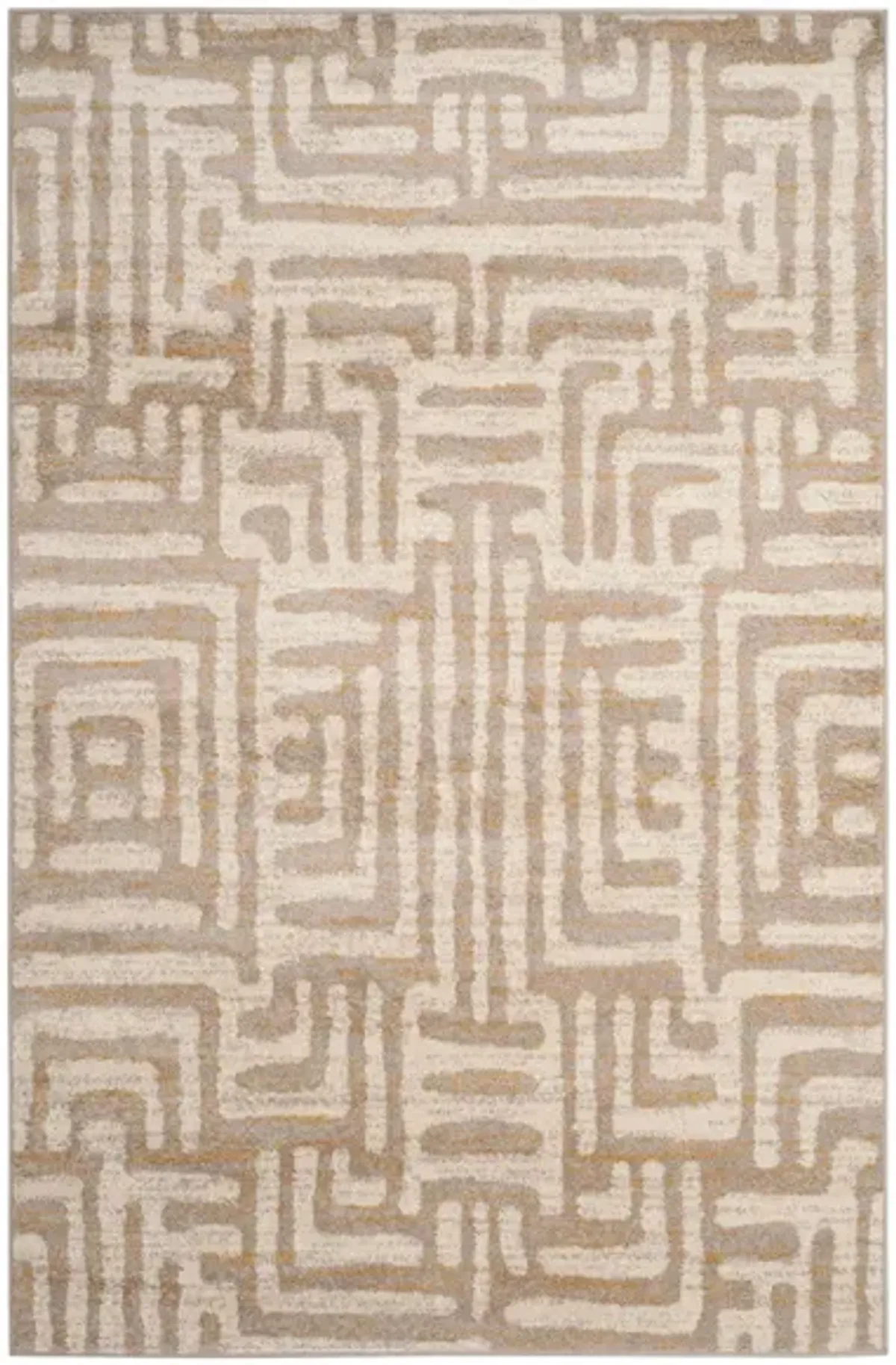 Rhine Ivory Area Rug in Ivory / Mauve by Safavieh