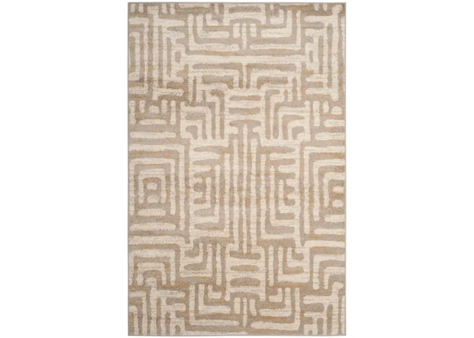 Rhine Ivory Area Rug in Ivory / Mauve by Safavieh