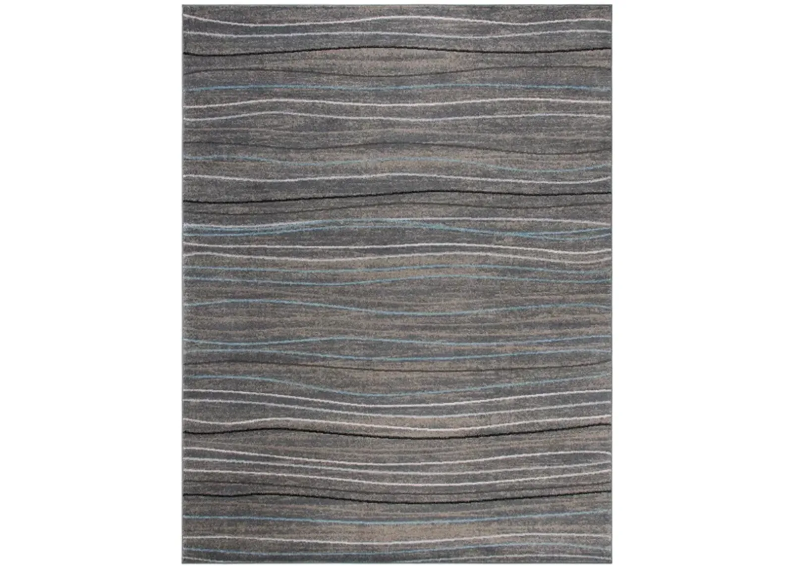 North Sea Silver Area Rug in Silver / Beige by Safavieh