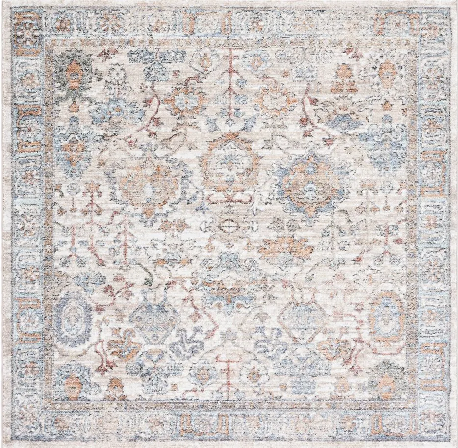 Jasmine Area Rug in Ivory & Blue by Safavieh