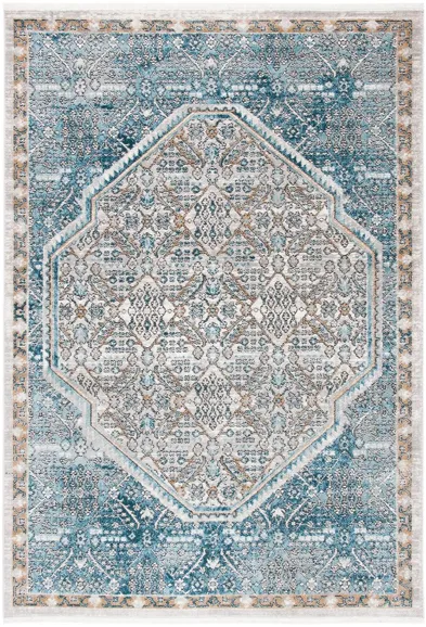 Shivan Area Rug in Blue / Gray by Safavieh