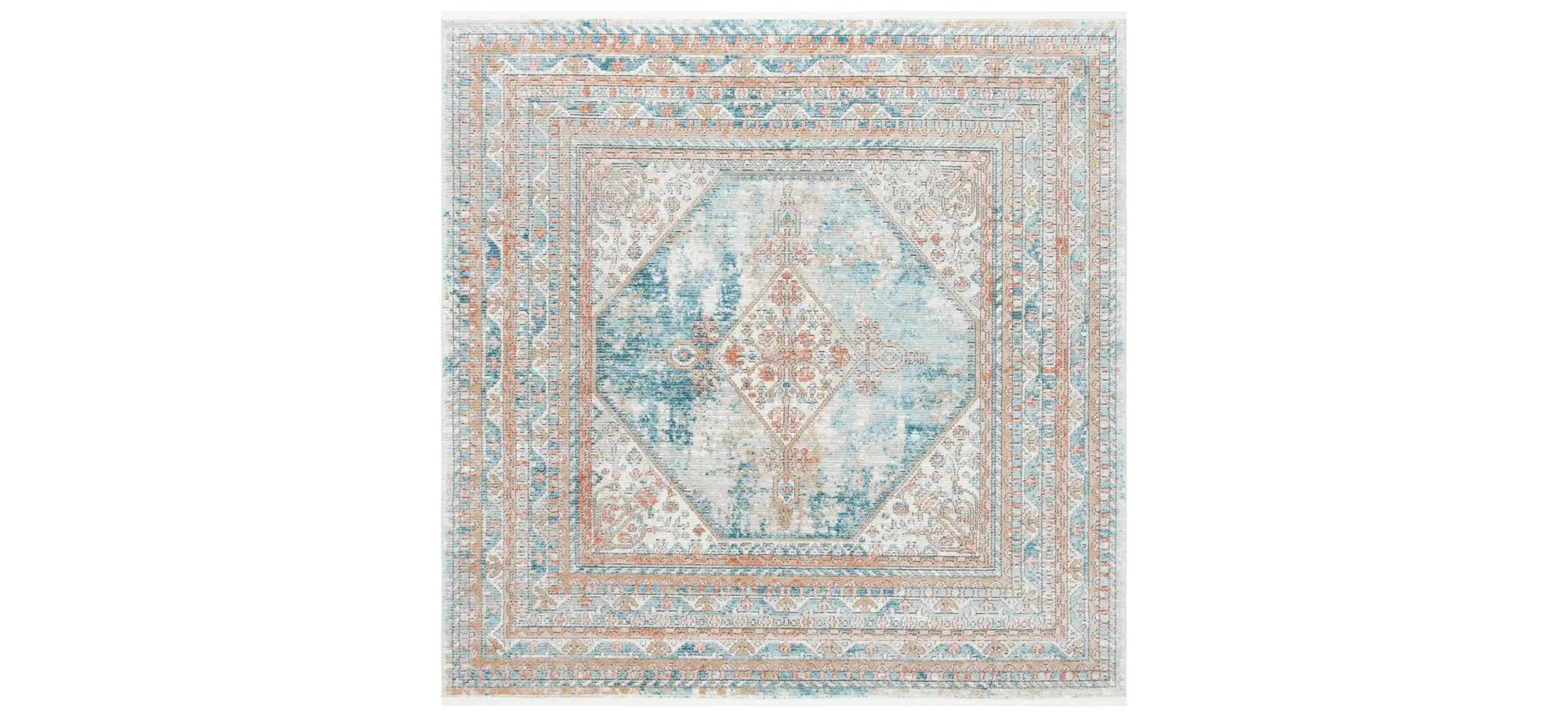 Shivan Area Rug in Blue / Gray by Safavieh