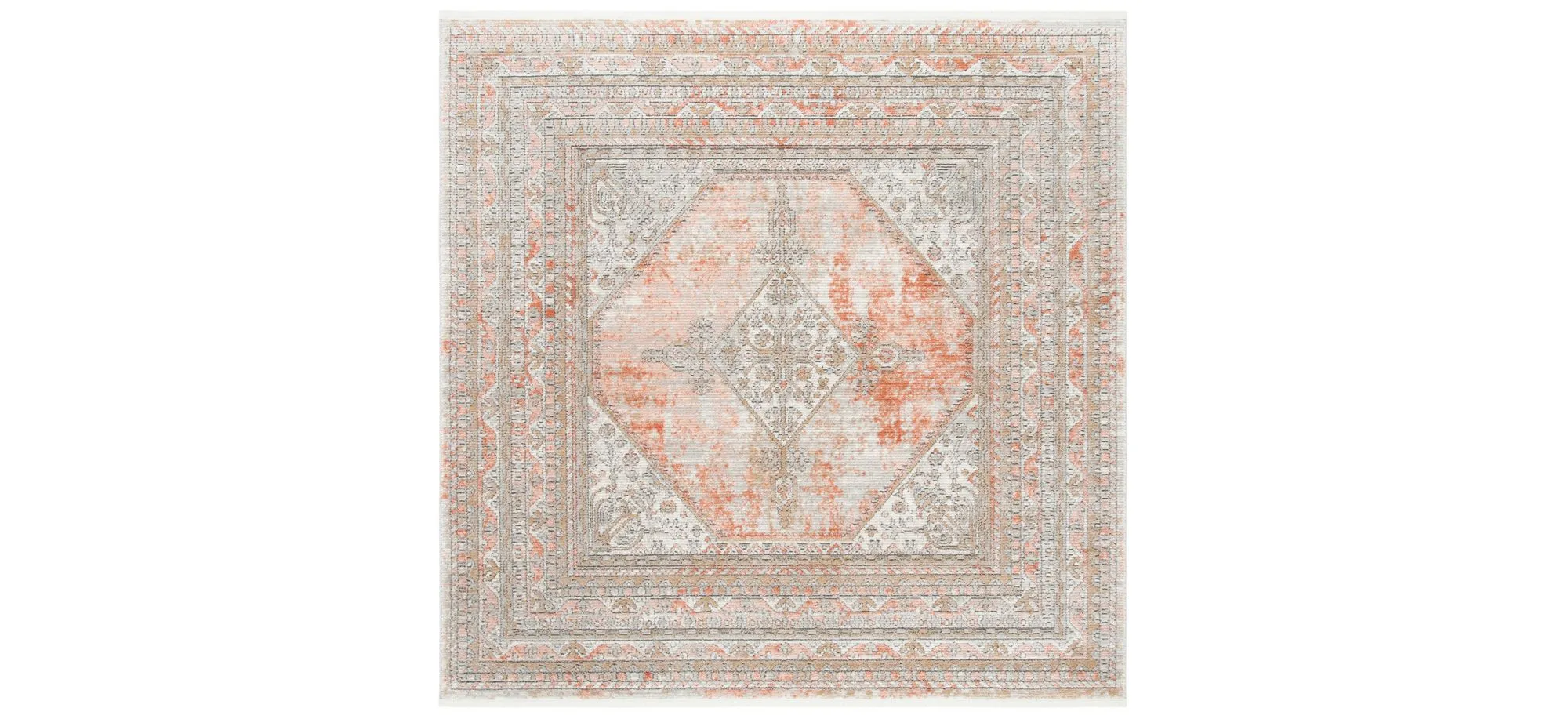 Shivan Area Rug in Rose / Gray by Safavieh