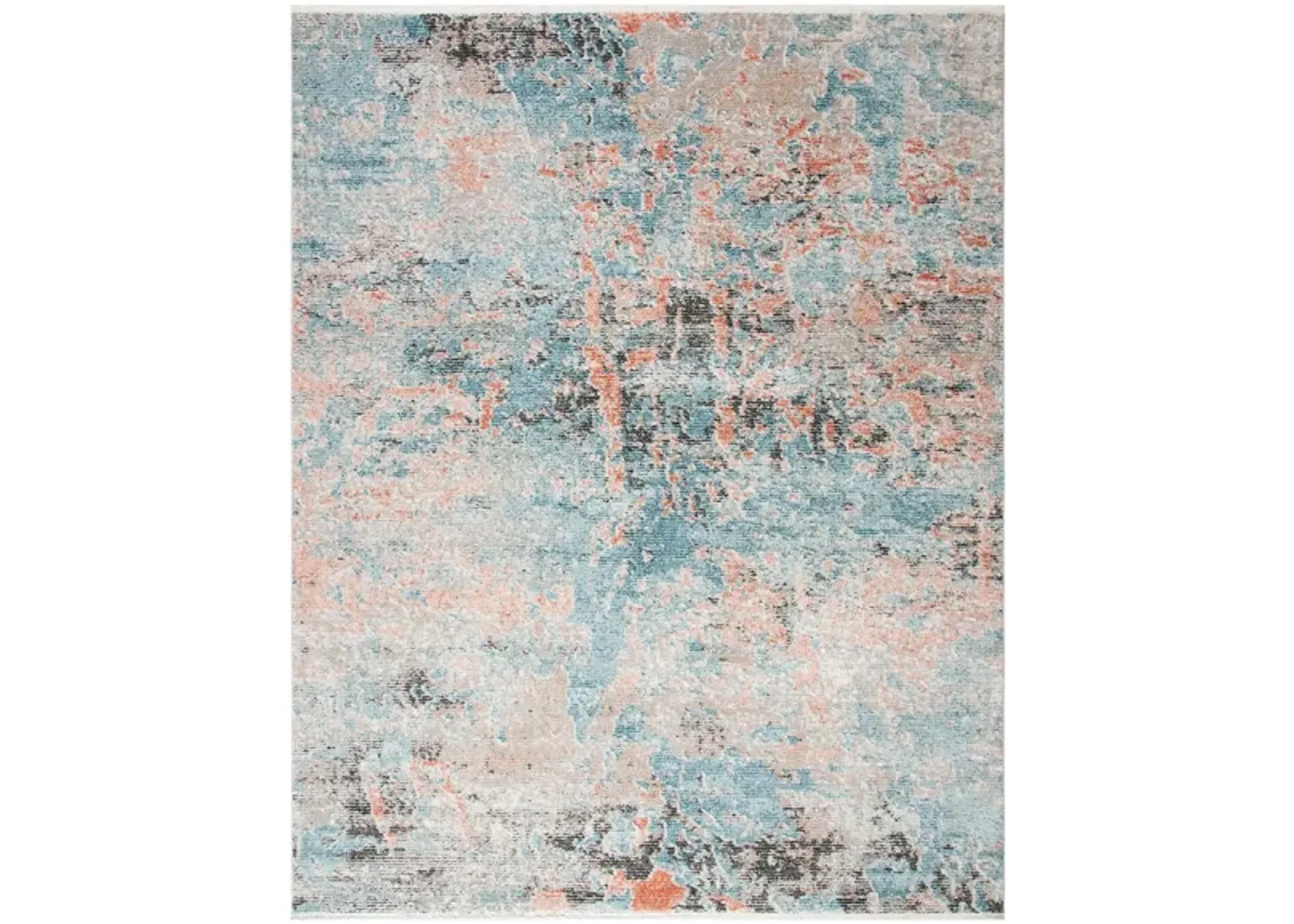 Shivan Area Rug in Blue / Ivory by Safavieh