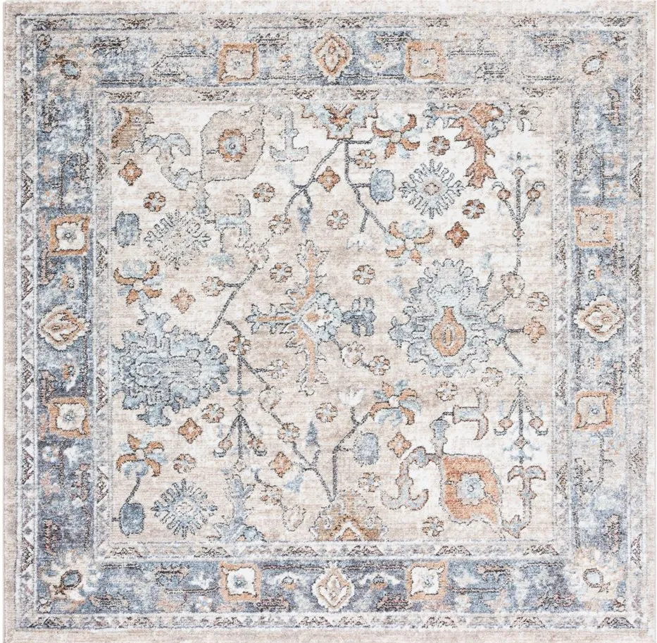 Jasmine Area Rug in Ivory & Blue by Safavieh