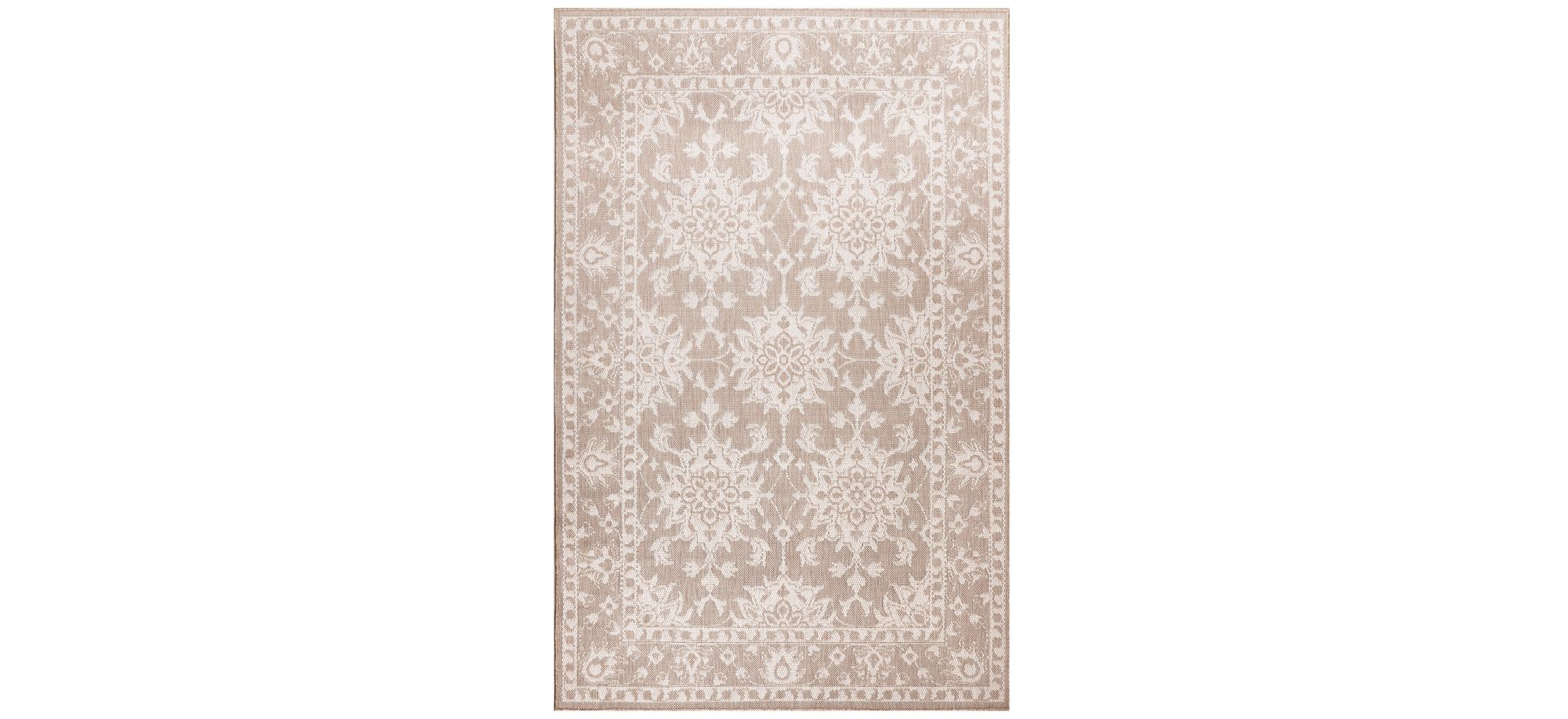 Liora Manne Malibu Kashan Indoor/Outdoor Area Rug in Neutral by Trans-Ocean Import Co Inc