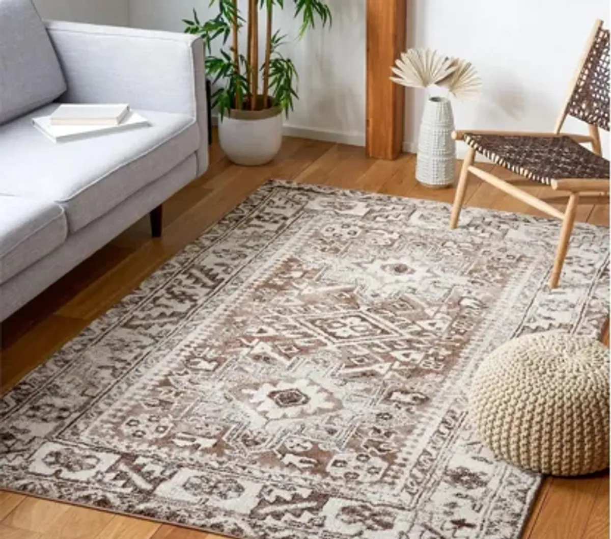 Darius Brown Area Rug