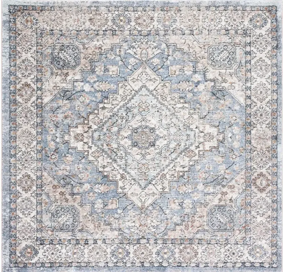 Jasmine Area Rug in Blue & Gray by Safavieh