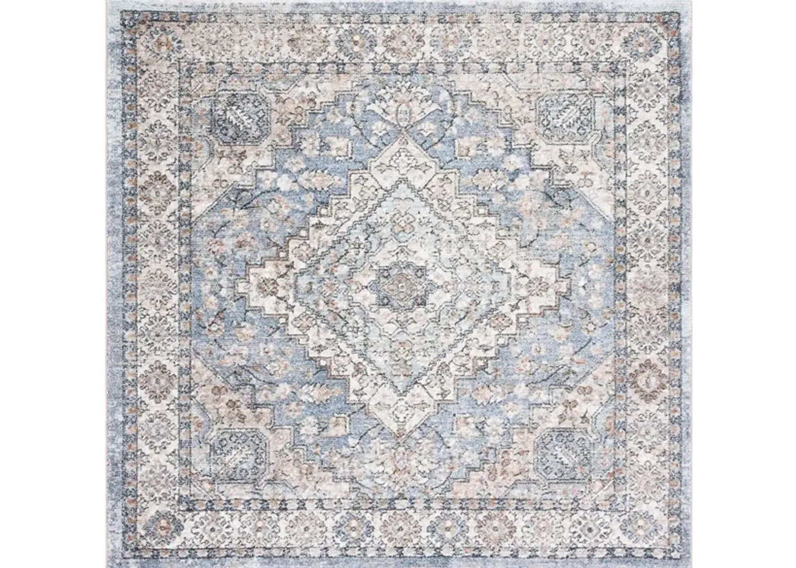 Jasmine Area Rug in Blue & Gray by Safavieh