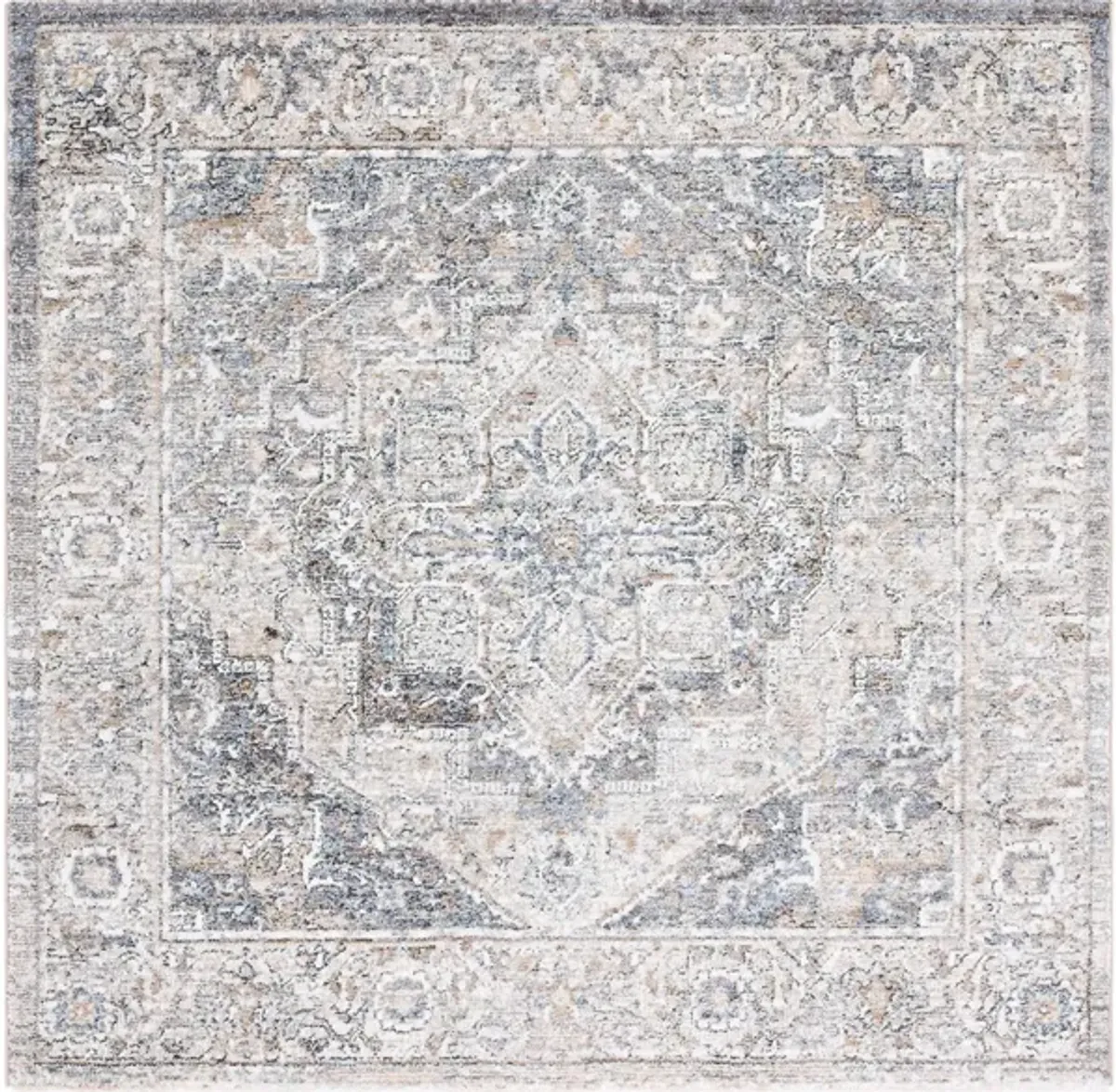 Jasmine Area Rug in Gray & Blue by Safavieh