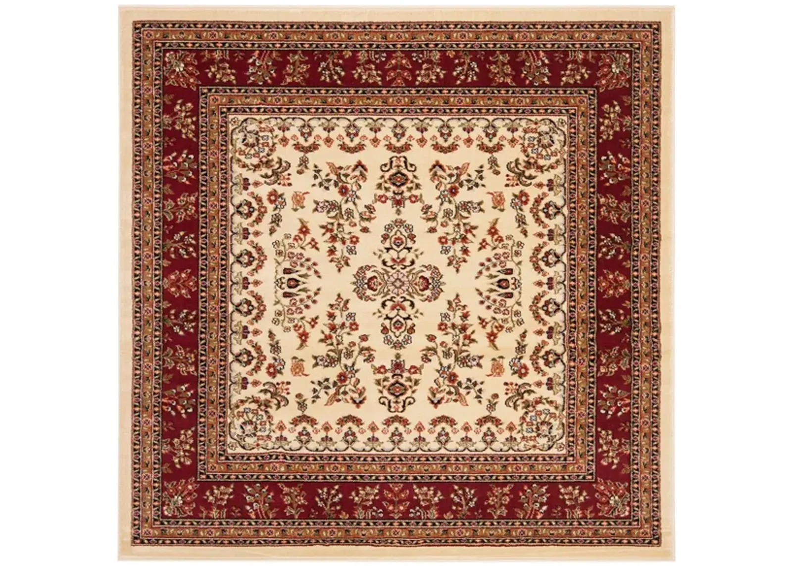 Anglia Area Rug in Ivory / Red by Safavieh