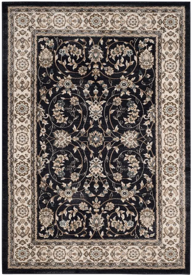 Charnwood Area Rug in Anthracite / Cream by Safavieh