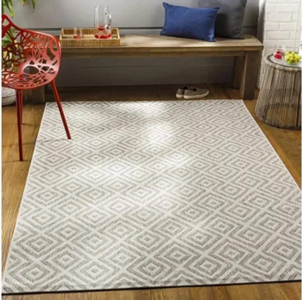 Eagean Diamond Indoor/Outdoor Area Rug