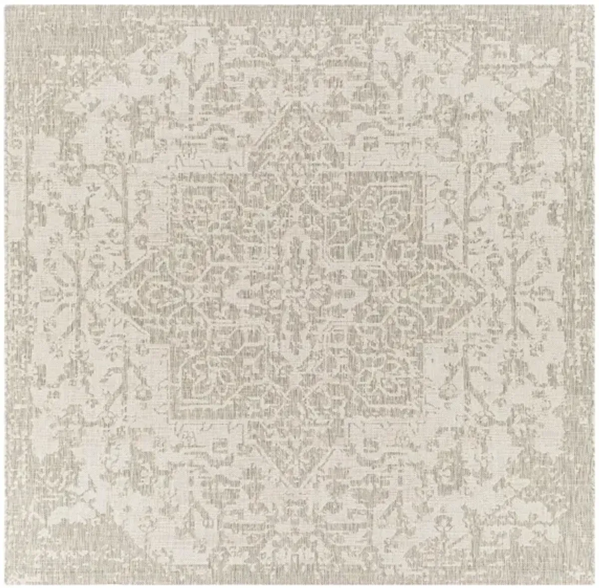 Eagean Cyprus Indoor/Outdoor Area Rug in Gray, Oatmeal, Light Beige by Surya