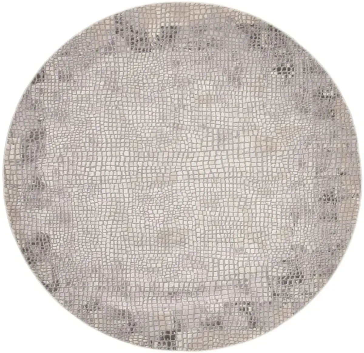 Nicki Round Area Rug in Taupe; Gray by Safavieh