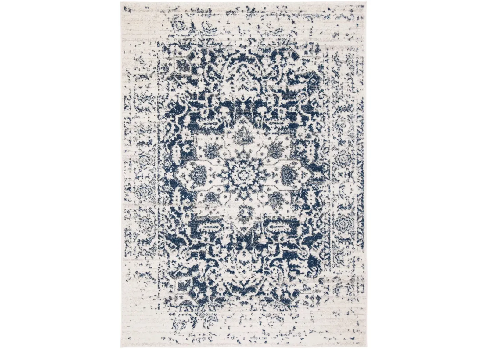 Madison Area Rug in Cream/Navy by Safavieh