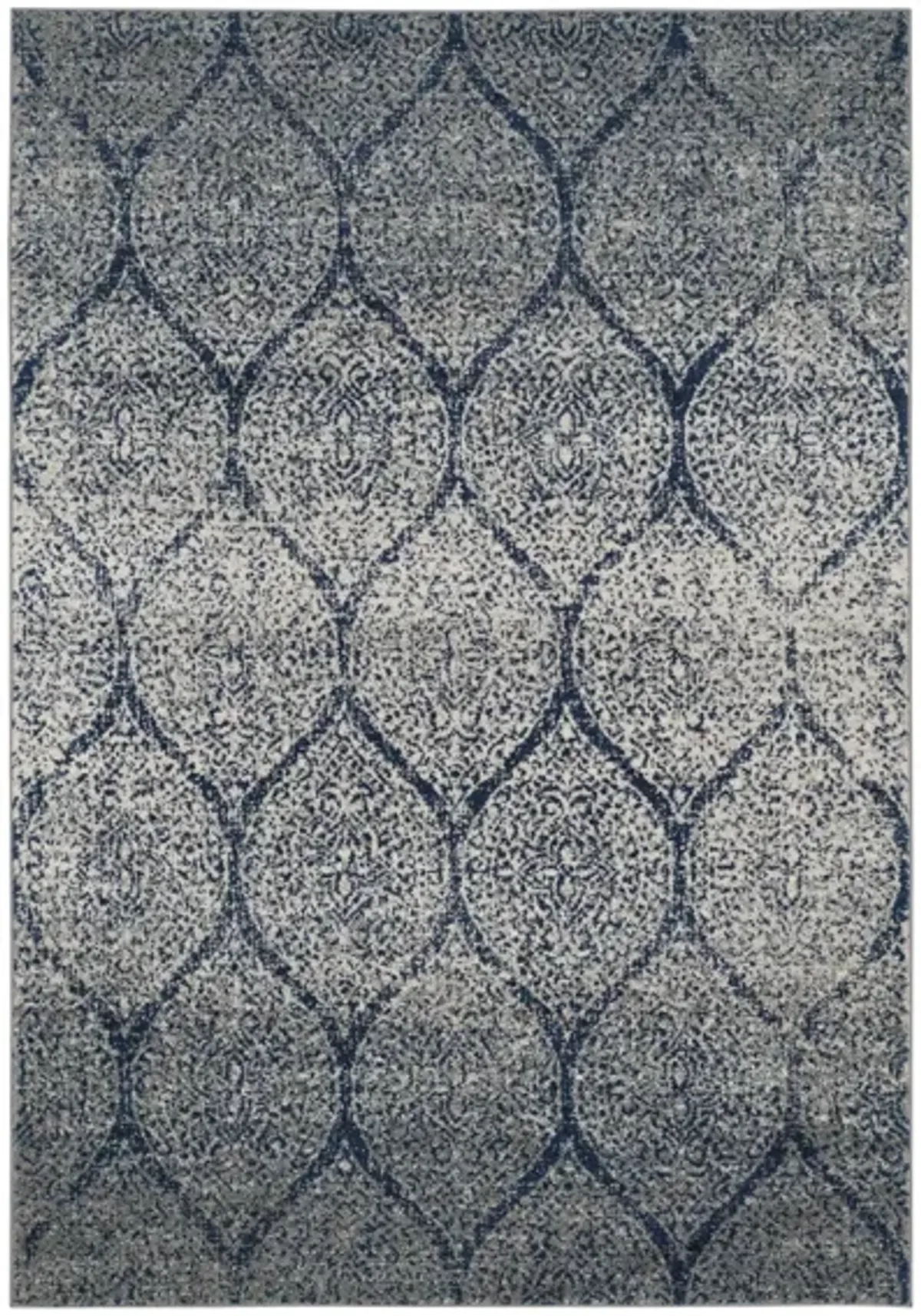 Madison Area Rug in Navy/Silver by Safavieh