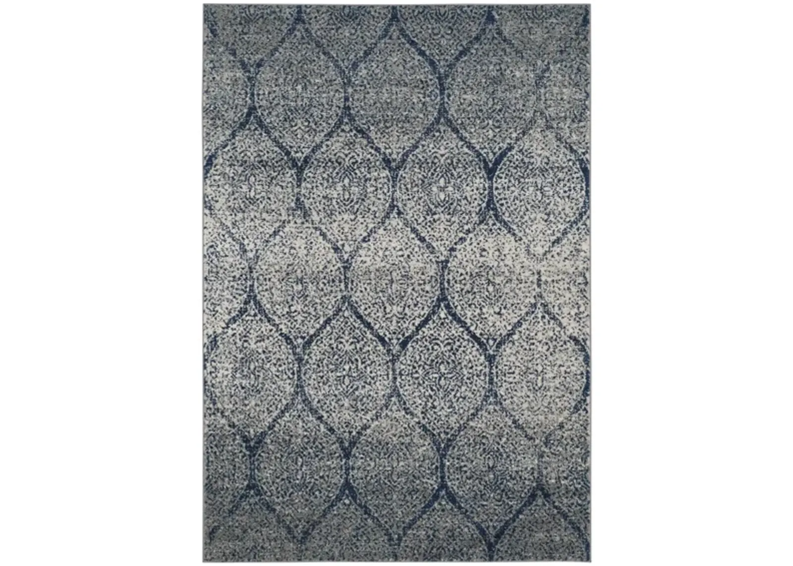 Madison Area Rug in Navy/Silver by Safavieh