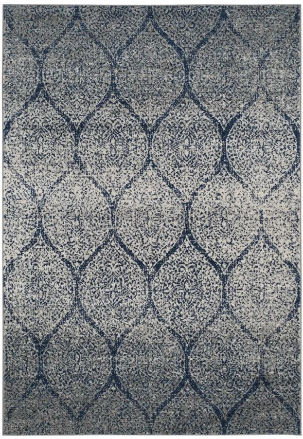 Madison Area Rug in Navy/Silver by Safavieh