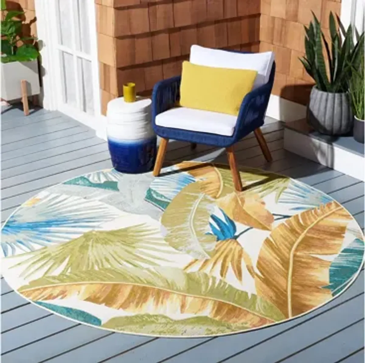 Barbados Palm Indoor/Outdoor Area Rug