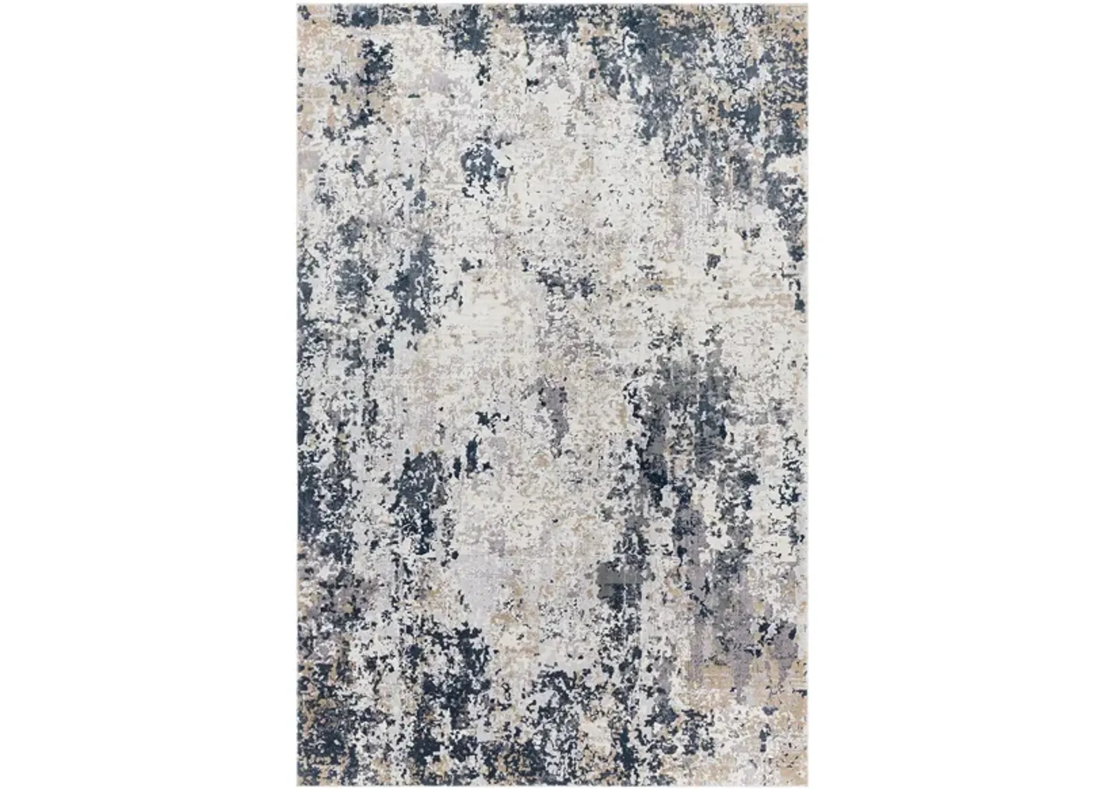 Norland Sowerby Rug in Light Gray, Charcoal, Cream, Khaki, Navy by Surya