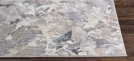Perception Granite Rug in Taupe, Light Gray, Charcoal, White by Surya