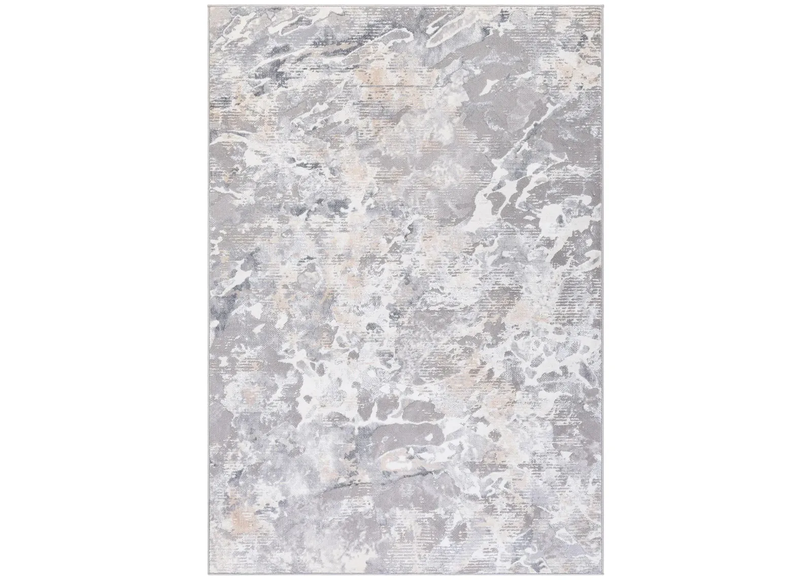 Perception Granite Rug in Taupe, Light Gray, Charcoal, White by Surya