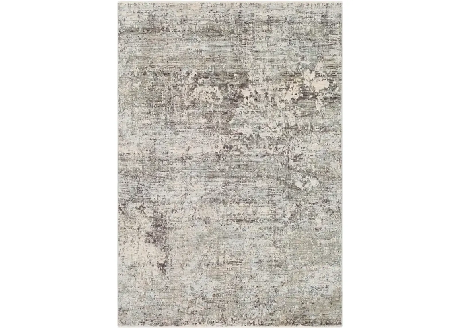 Presidential Pyrite Rug in Pale Blue, Medium Gray, Butter, Charcoal, Ivory, Bright Blue, Lime, Peach, Burnt Orange by Surya