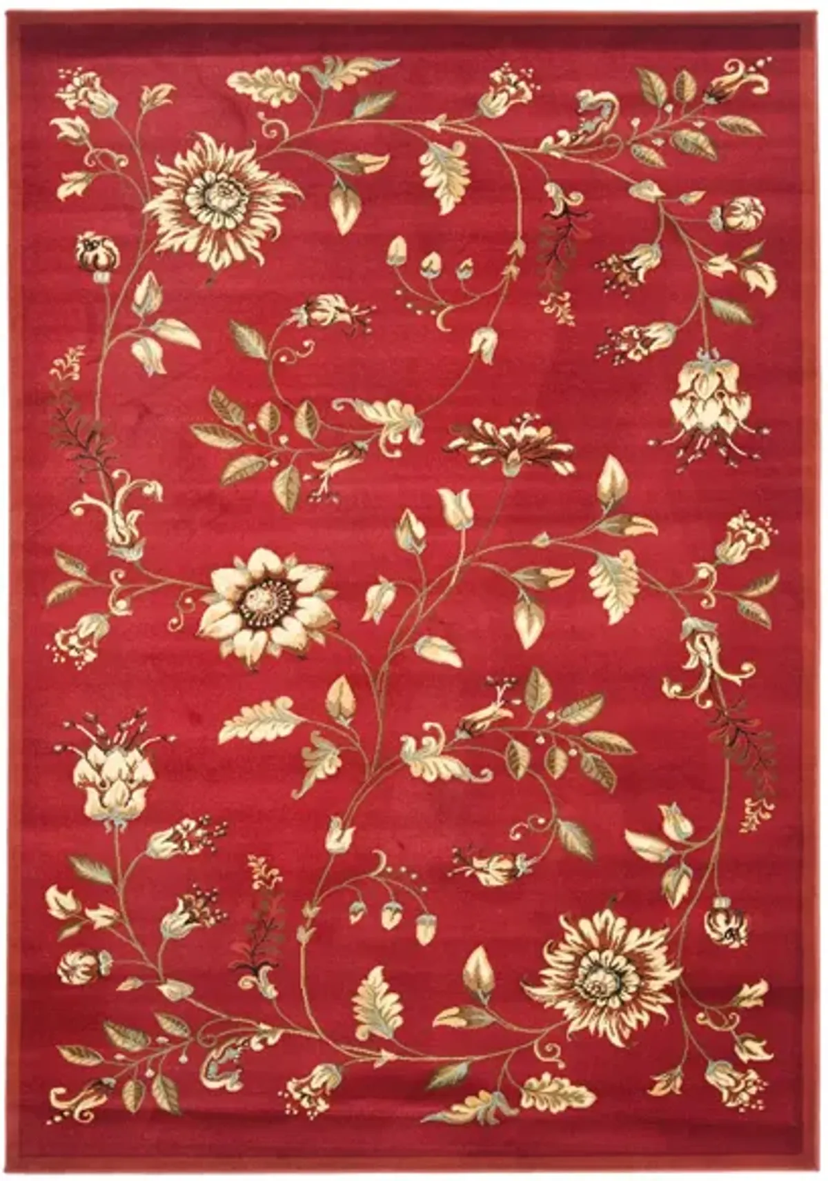 Abernethy Area Rug in Red / Multi by Safavieh