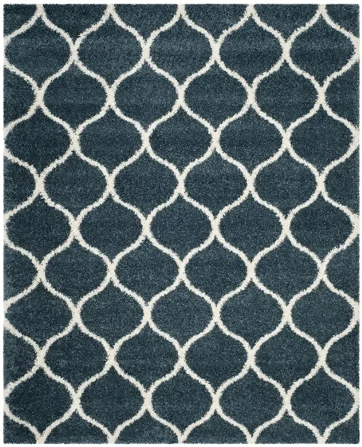 Hudson Shag Area Rug in SlateBlue/Ivory by Safavieh