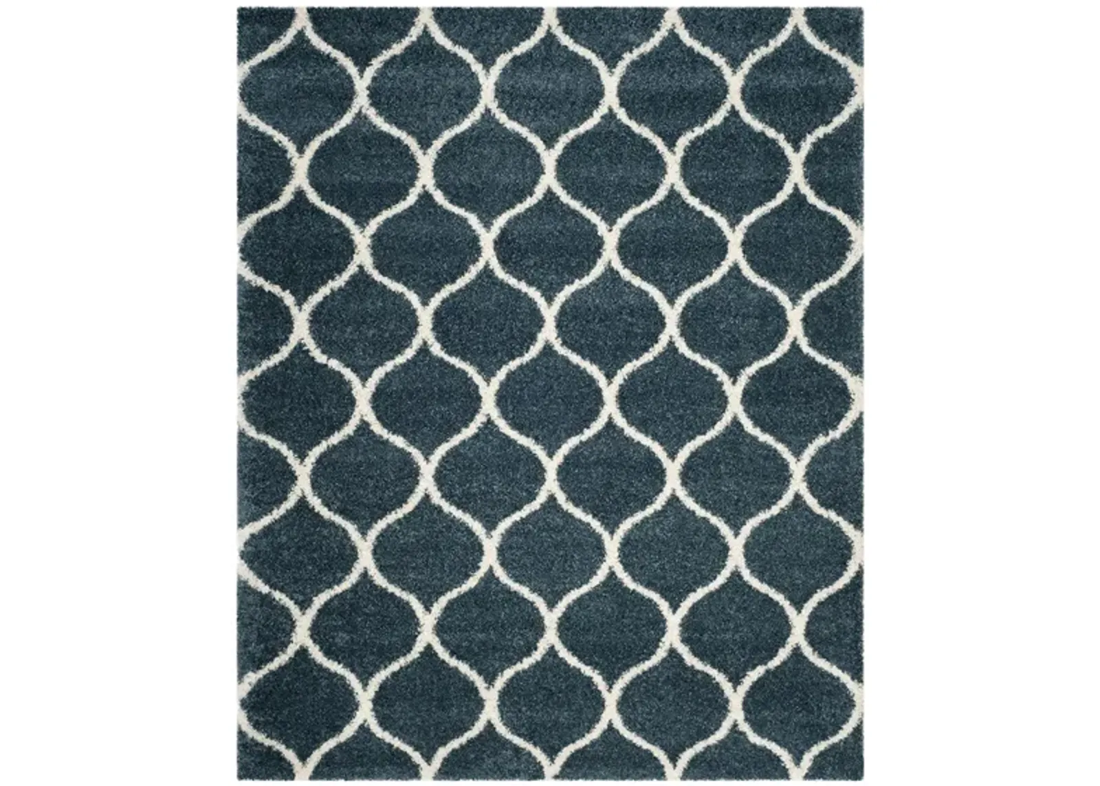 Hudson Shag Area Rug in SlateBlue/Ivory by Safavieh