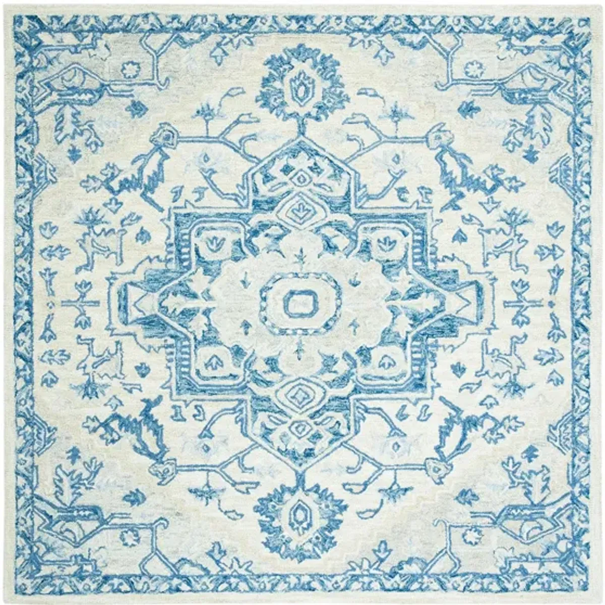 MC Area Rug in Ivory & Blue by Safavieh