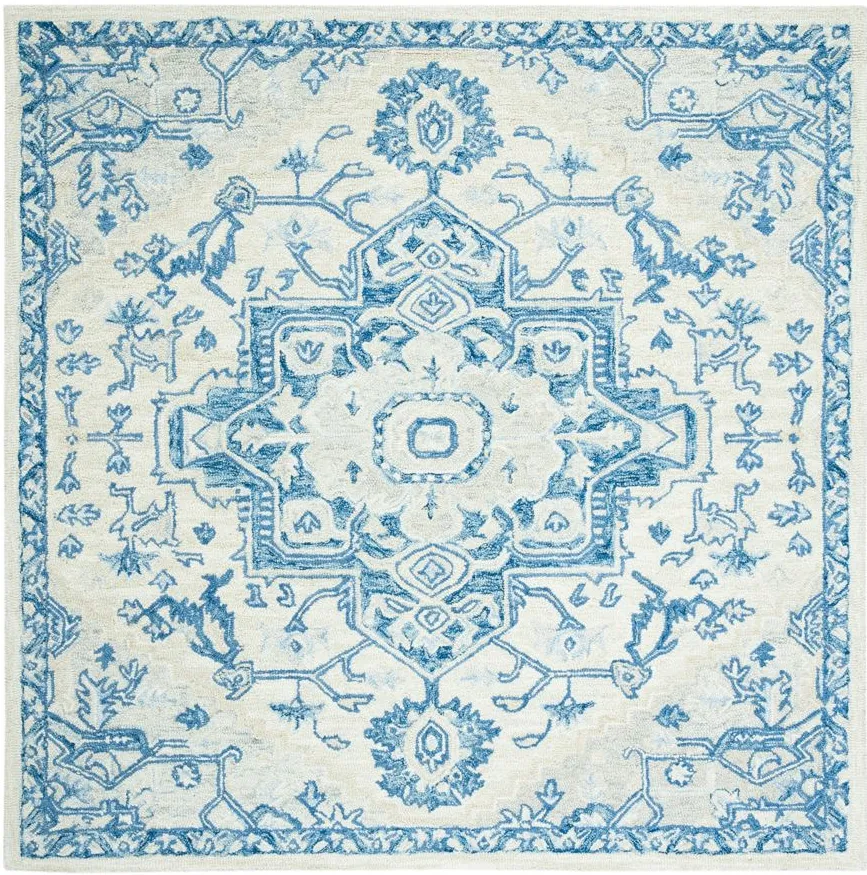 MC Area Rug in Ivory & Blue by Safavieh