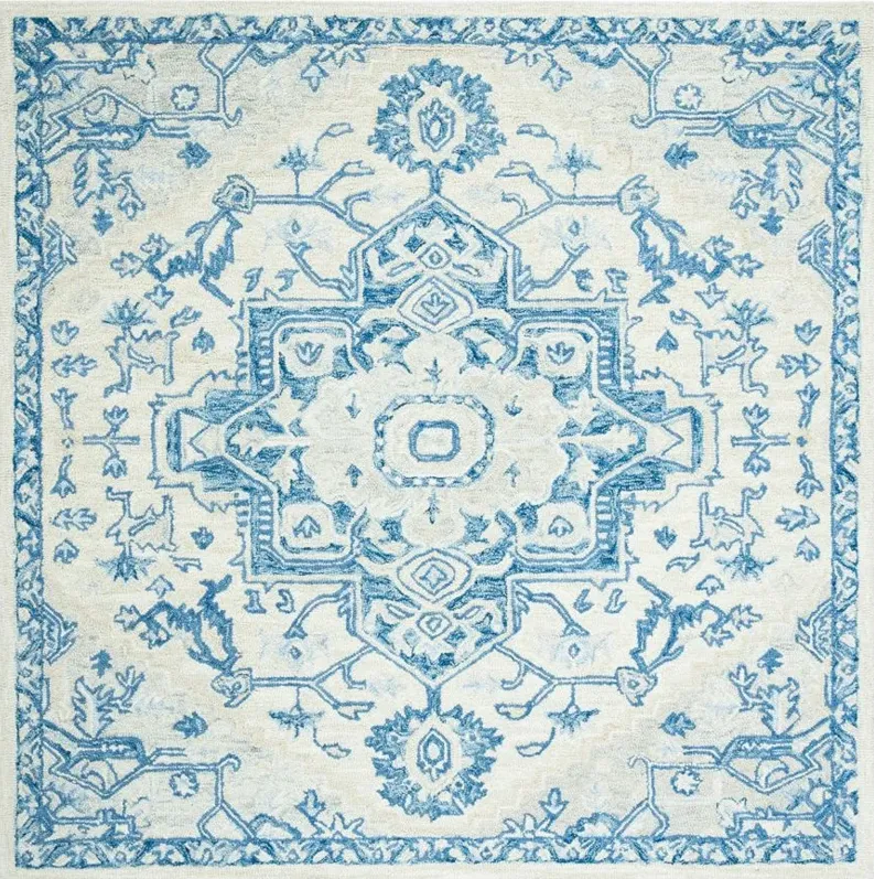 MC Area Rug in Ivory & Blue by Safavieh