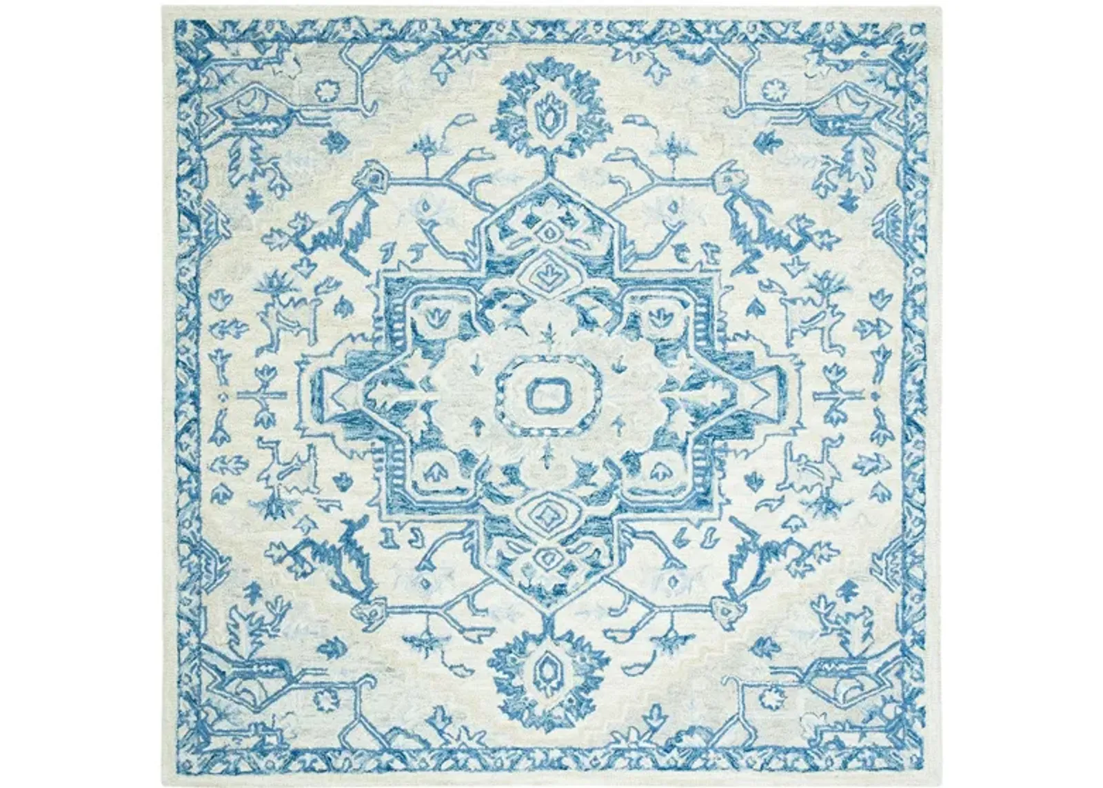 MC Area Rug in Ivory & Blue by Safavieh