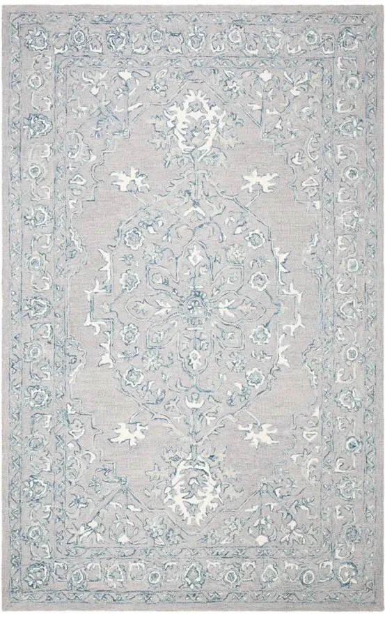 Far Out Area Rug in Light Gray & Cream by Safavieh