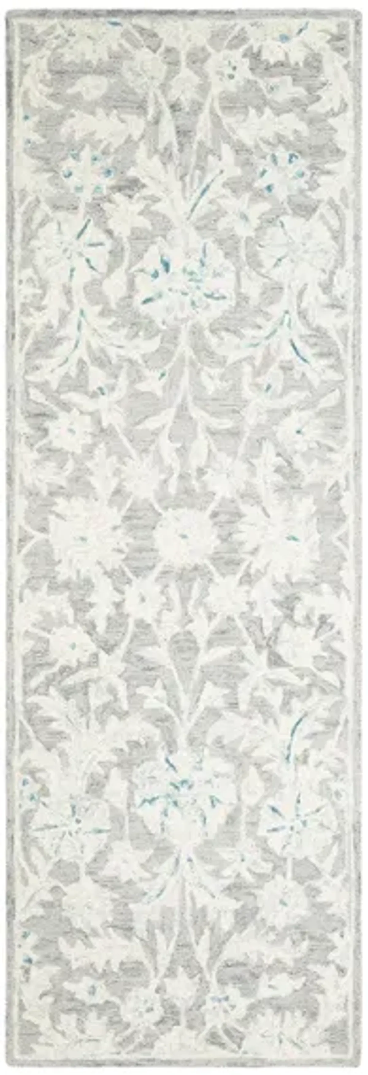 Kruse Runner Rug in Gray & Ivory by Safavieh