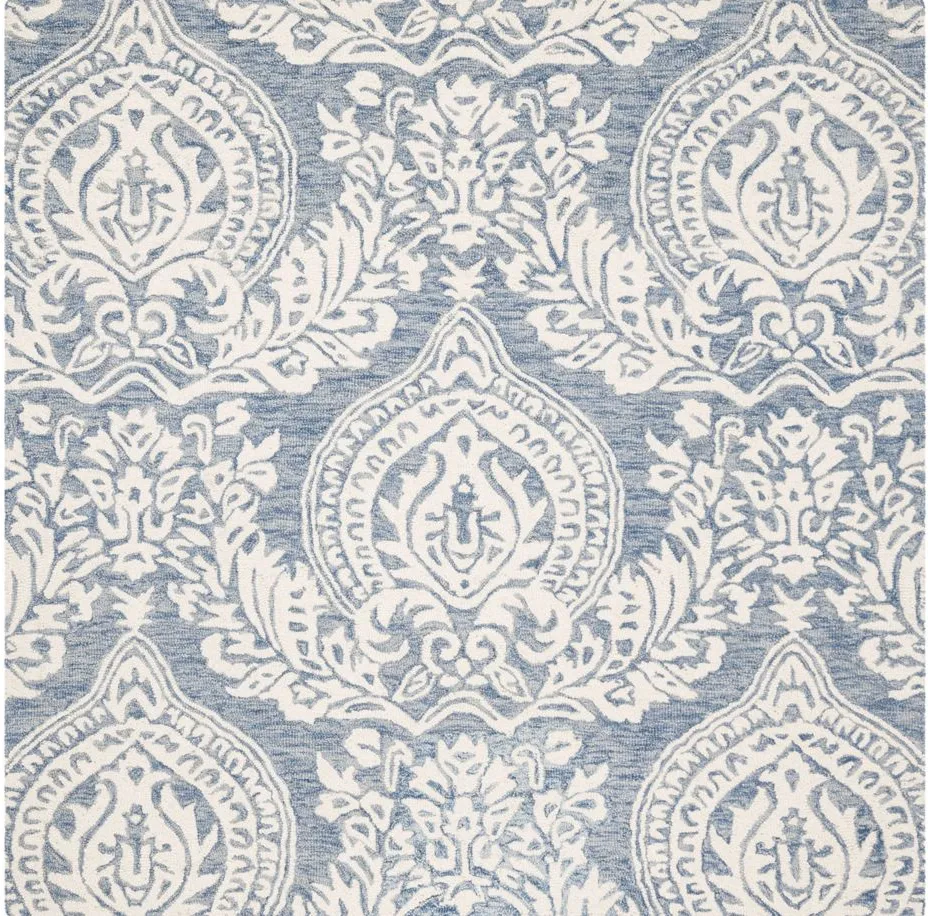 Jorge Area Rug in Blue & Cream by Safavieh