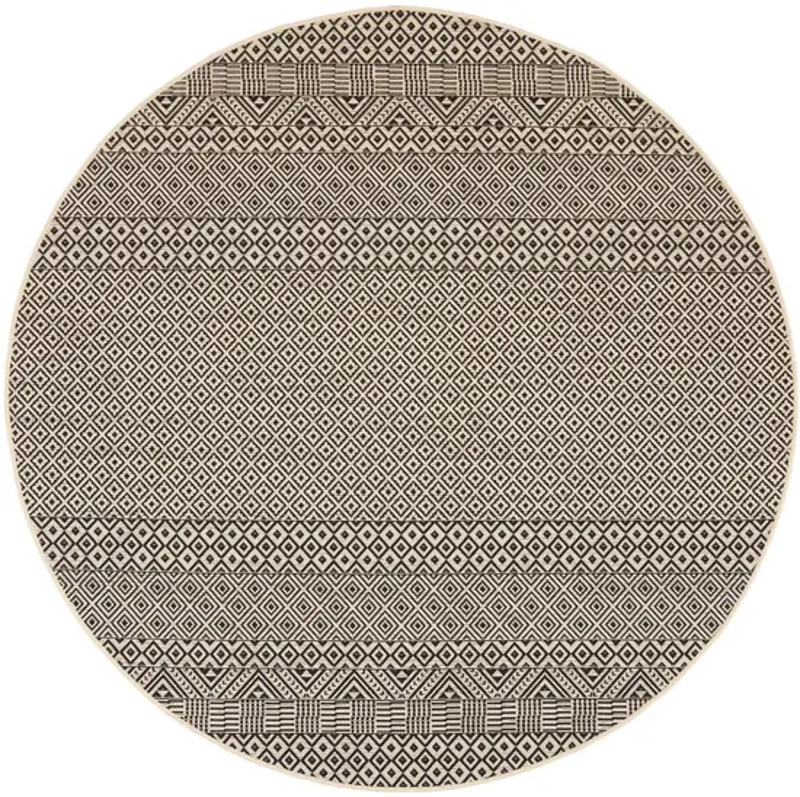 Courtyard Weave Indoor/Outdoor Area Rug Round