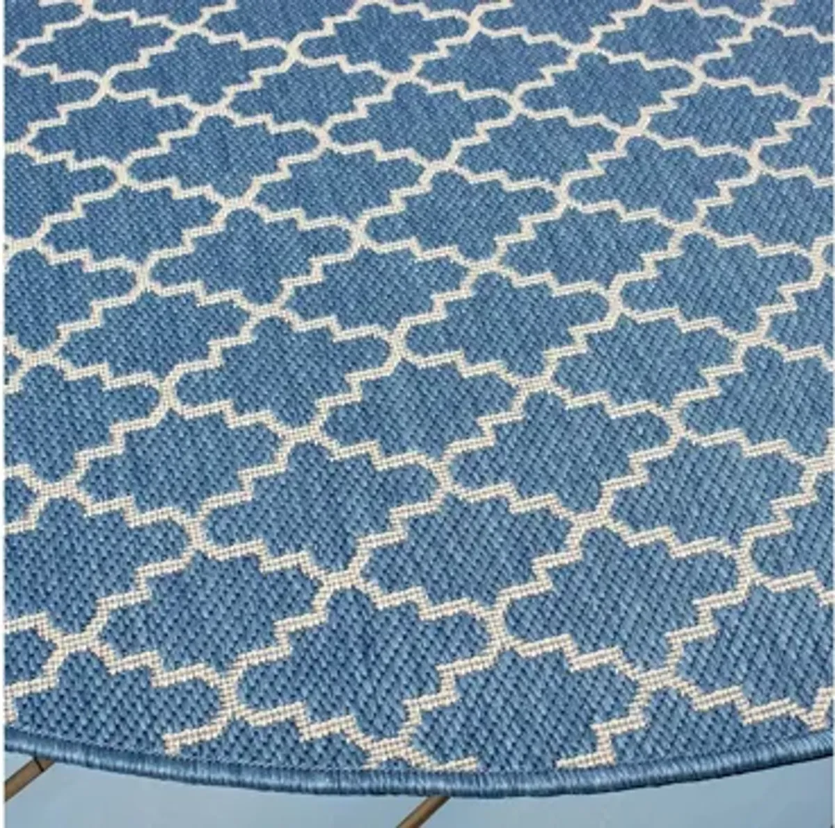 Courtyard Link Indoor/Outdoor Area Rug Round