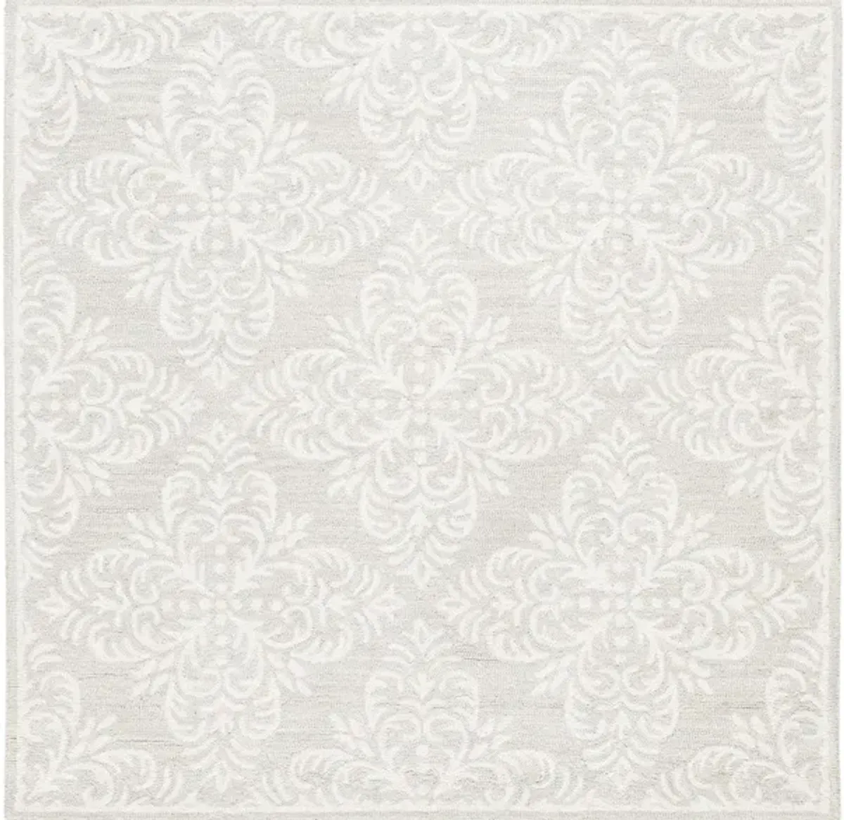 Fred Area Rug in Silver & Cream by Safavieh