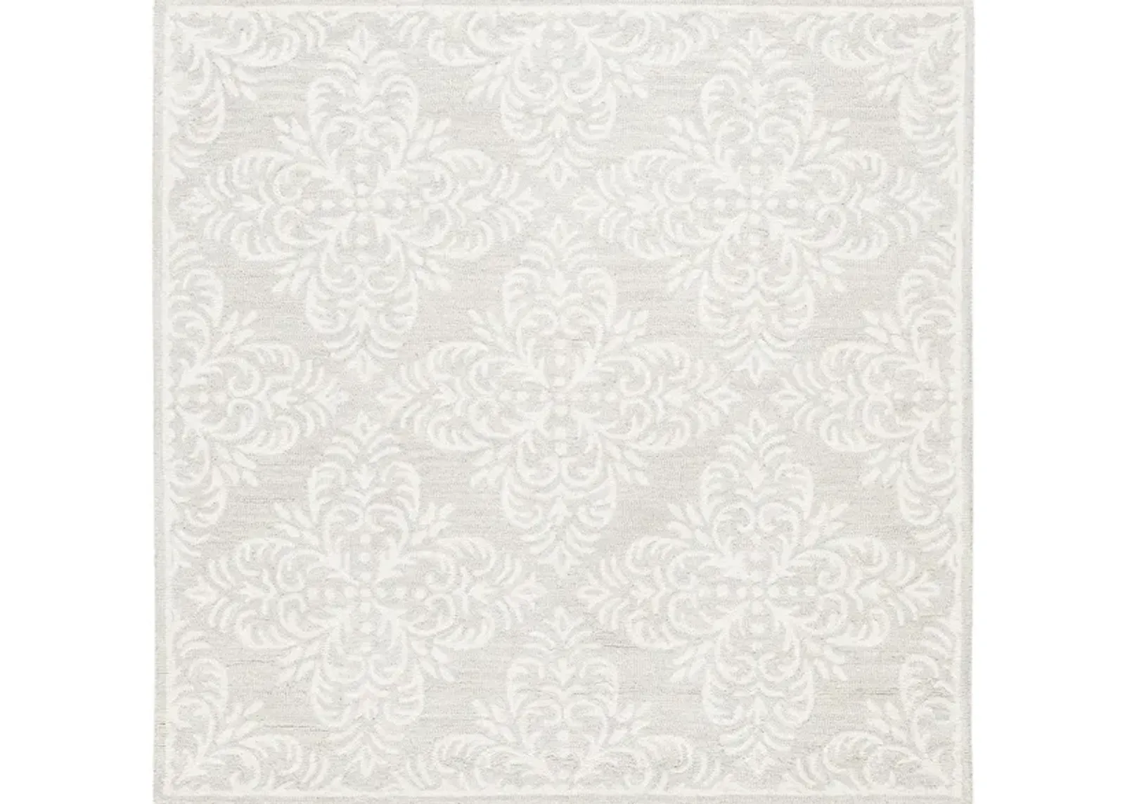 Fred Area Rug in Silver & Cream by Safavieh