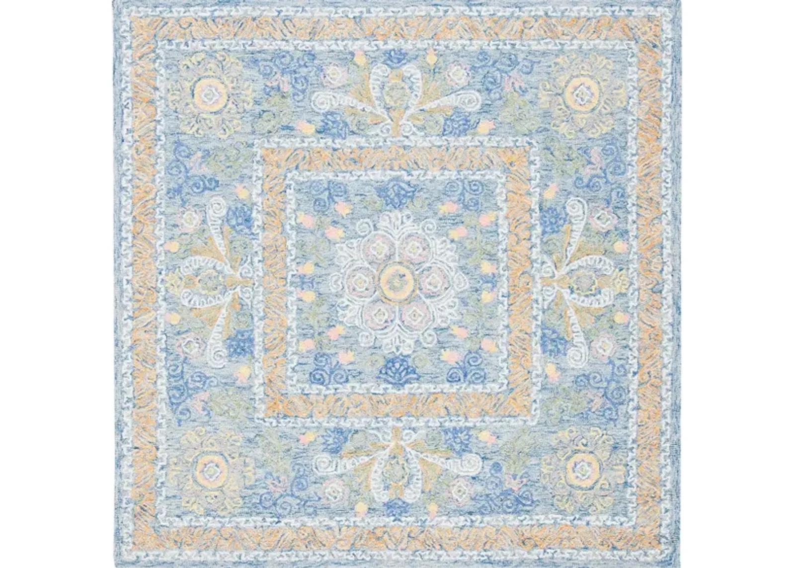 Shellville Area Rug in Blue & Green by Safavieh