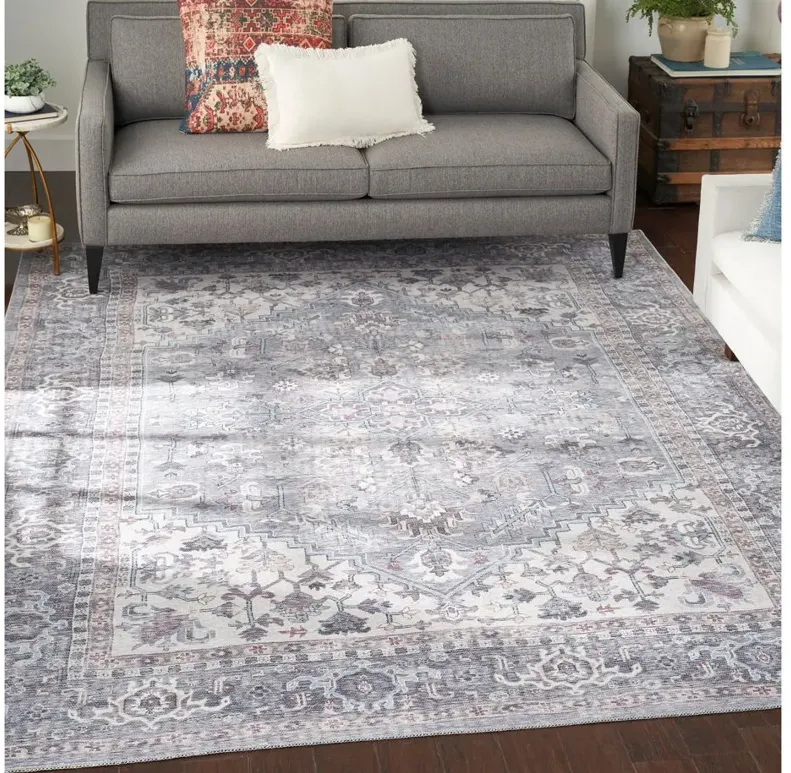 Nicole Curtis Albuquerque Area Rug in Gray by Nourison