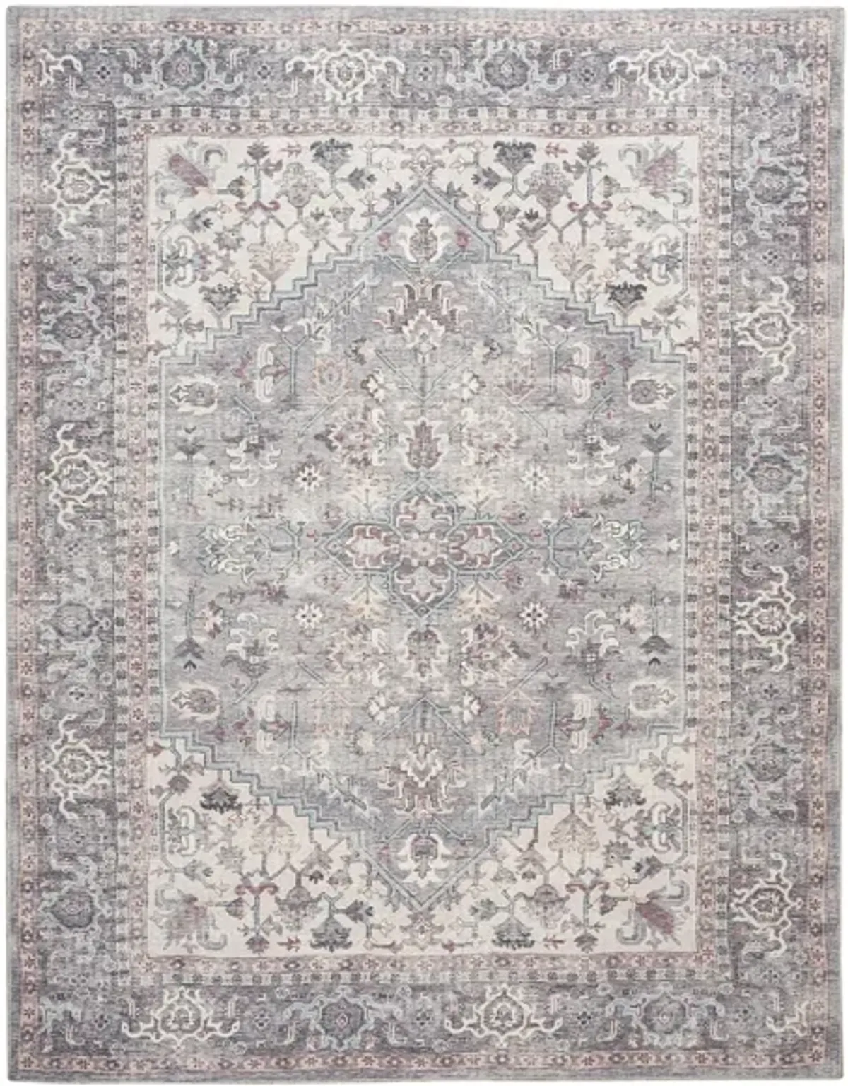 Nicole Curtis Albuquerque Area Rug in Gray by Nourison